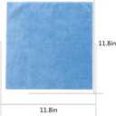 Rubber Cleaning Gloves Kitchen Dishwashing Glove 2-Pairs And Cleaning Cloth 2-Pack,Waterproof Reuseable.(Large)
