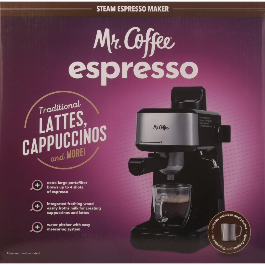 Mr. Coffee Steam Espresso Maker 1 ea