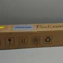 FRUITEAM Solar Colorful LED Lights Patio Umbrella, 7.5FT Heavy Duty Outdoor Market Umbrella with 200+ Light Modes, All-Weather UV Protection Sun Shade for Outdoor Table, Pool, Garden (Apple-Green) (7 1/2FT-Colored Lights)