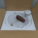 Vintage Crystal Semi-Flush Mount Ceiling Light, 5-Light Fixture, 11.8 Inch Close to Ceiling Lamp, Mid Century Suitable for Bedroom, Entryway, Hallway, Dining Room (Brown (with wood grain finish))