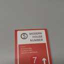 5 Inch Self Adhesive House Numbers, Address Numbers for House, Modern Metal Anti-Rust Weatherproof Home Number for House, Silver Mailbox Numbers for Outdoor Garage Gate Office Apartments Room (7)