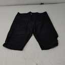 GRAPENT Swim Shorts Women High Waisted Cutout Beach Long Board Shorts Swimwear 11'' Inseam Short Swim Pants Bottom Only, S