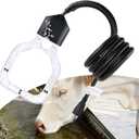 Kardeep 500W Bird Bath Heater, Cast Aluminum Submergible Stock Tank Heater De-icer Thermostatic Control Chicken Water Heater, Bird Bath Deicer for Winter Livestock