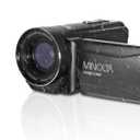 Minolta Waterproof Camcorder  4K Ultra HD Video, 56MP Photos, 18X Zoom, 3-inch LCD Screen, Time Lapse, Loop Recording, Photo Burst, Anti-Shake, Webcam Mode, HDMI/USB (Black)