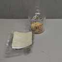 Maxdot Wedding Guest Book 50 Paper Leaves for Message with Gold Pen Bridal Shower Accessories Wedding Party Alternative Guest Book in a Bottle with Cork Stopper Paper Scroll Message for Newlyweds