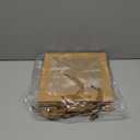 KEYYOOMY Brown Square Kraft Paper Gift Bags with Window- Small Square Bottom Gift Bags with Handles Party Favor Bags for Wedding Party Birthday Christmas (12 CT, 10x10x10 In)