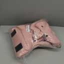 Duffle Bag for Travel, Weekender Bag with Shoe Compartment, Carry On Overnight Bag for Women with Toiletry Bag, Gym Bag with Wet Pocket, Hospital Bags for Labor and Delivery Beige (Pink)