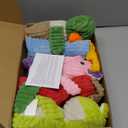 5 Pack Tough Dog Toys Stuffed Squeaky Dog Toys Assortment Plush Animal Dog Toy Value Bundle Puppy Pet Dog Toys for Small Medium Large Dogs