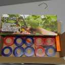Plant Tying Machine Taper Tool Garden Plant Tape Tool for Grapes, Raspberries, Tomatoes and Vining Vegetables, Comes with 21Rolls of Tapes and 1 Box of Staple (red)