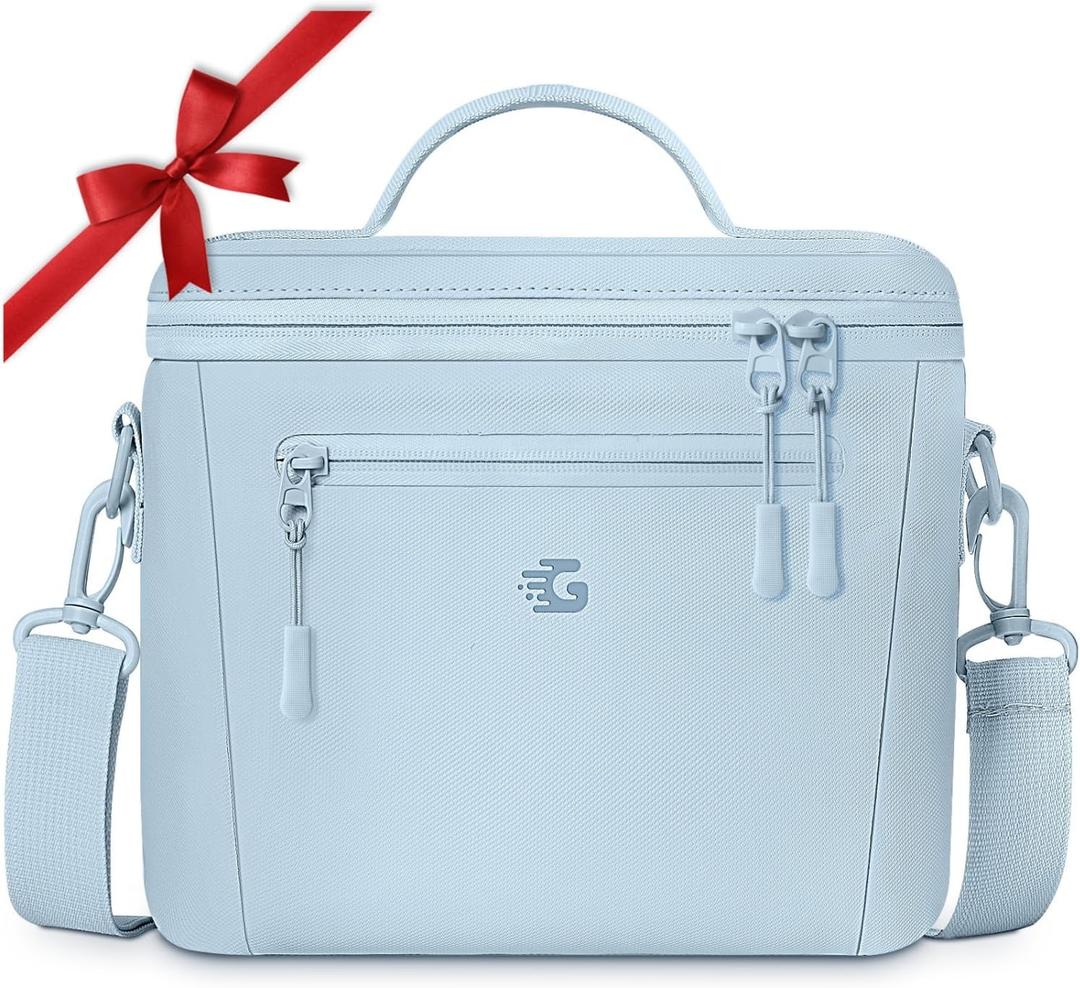 GLORIEROO Insulated Lunch Box Bag Women Girls - Waterproof Leakproof Lightweight Reusable Cooler for School Work Picnic - Back to School