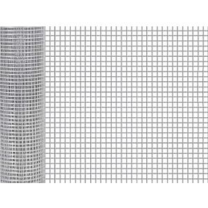 Hardware Cloth 48inx100ft 1/2 Inch Galvanized, Chicken Wire Fence Chicken Rabbit Snake cage Wire Fence Mesh Roll,Garden Plant Welded Metal Wire Fence,Poultry Animal Netting cage Screen.