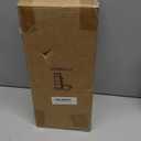 HASENSE Coffee Mug Ceramic Set of 4 with Stand - 15 oz Stackable Large Porcelain Ribbed Latte Cup Set for Cappuccino, Tea, Hot Cocoa, Drinks - Dishwasher & Microwave Safe, Black