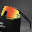 Polarized Cycling Sunglasses for Adult and Youth Men Women Unisex UV Protection Eyewear Goggles for Baseball Outdoor (La6)