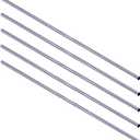 Design House 559146 72-inch Stainless Steel Shower Rod, 5-Pack, Polished Chrome