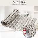 XIYUNTE Shower Mat Bathtub Mat Non Slip, 36''x16'' Soft and Comfortable Anti Slip Shower Mat, Eco-Friendly TPE+PP Shower Non Slip Mat with Powerful Suction Cups, Machine Washable, Easy to Cut, Brown