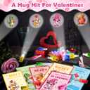 2 x M AMFEOV 36 Pcs Valentines Day Gifts for Kids, Valentines Day Cards School Classroom with Finger Lights