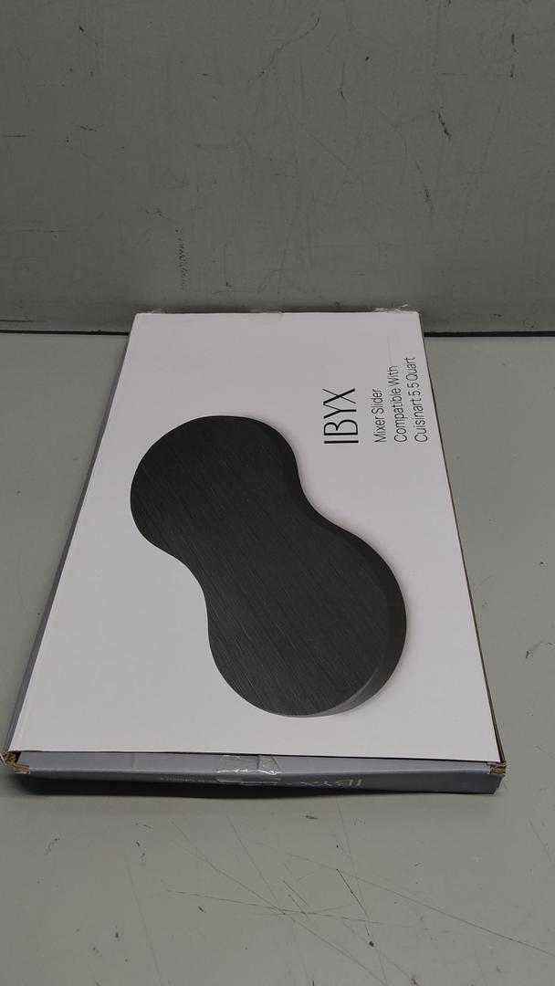 Ibyx Bamboo Mixer Slider – Compatible with Cuisinart Stand Mixer 12-Speed 5.5 Qt – Countertop Appliance Sliding Tray Black