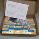 Stuffed Animal Storage and Holder - Large Size Wooden Animals Zoo Toy Organizer with Elastic Bands, Swivel Wheels and Castle Stickers, For Toddler Rooms, Playrooms, Bedrooms(58x16x16inch) (58inches)