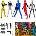 Titan 13 Action Figure,2026 New Lucky Robot 13 Action Figures,3D Printed Action Figures for Boys(5pcs)