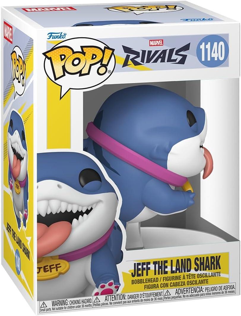 Funko Pop! Games: Marvel Rivals - Jeff The Land Shark - Collectable Vinyl Figure - Gift Idea - Official Merchandise - Toys for Kids & Adults - Video Games Fans