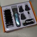 Oneisall Professional Dog Grooming Kit at Home: All-in-One Quiet Clippers & Nail Grinder with LED Light, 2000mAh Cordless Dog Shaver, Safe Poodle Grooming Kit for Paws, Face, Ears & Body