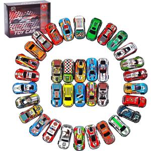 ZHFUYS 36PCS Metal Pull Back Cars Toy for Kids, Toy Cars for Kids Ages 3-8, Race Cars Party Favors for Kid Toys, Party Favors Birthday Gift for Boys Girls