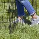 MidWest Homes for Pets 30-Inch Exercise Pen, for Indoor and Outdoor Use, 16 Sq Feet of Play, Single Door Folding Dog Pen, with Large Door Opening & Secure Latch, Easy to Set Up, Foldable Dog Playpen