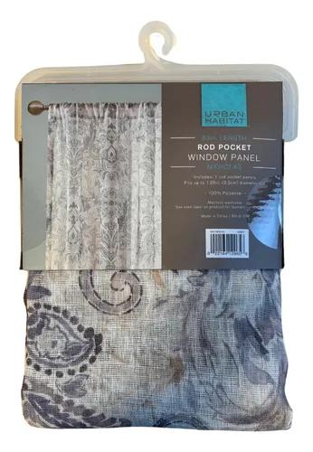 Urban Habitat 63" Length Window Panel 50" x 63" Pattern May Vary