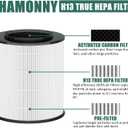 12030 Filter Replacement, Compatible with Clorox Medium Room Air Purifier 11030 & 11031, 1,000 Sq. Ft. Capacity, 2Pack (12030 Filter)