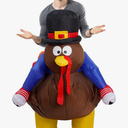 Thanksgiving Inflatable Costumes Adult, Inflatable Turkey Costume - Party Funny Costumes-Blow up Costumes for Men，Thanksgiving Costume
