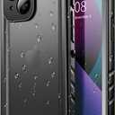 SPORTLINK for iPhone 13 Mini Waterproof Case - Full Body Shockproof Dustproof Phone Screen Protector Rugged Waterproof Case for iPhone 13 Mini 5.4 Inches Black