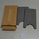 Diatomite Kitchen Faucet Mat - 14Inch Water Absorbing Stone Tray for Sink, Stone Fast-Drying Faucet Mat for Kitchen Counter Sink Accessories (Dark Grey, 14'' x 3.9'')