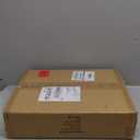 Gannyfer Record Player Stand  Minimalist Vinyl Record Storage Holds Up to 160 Albums, Mid-Century Record Holder Display Shelf with Wood Legs, Turntable Cabinet for Living Room, Bedroom (Black)