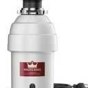 Waste King Garbage Disposal for Kitchen Sink with Power Cord, Food Waste Disposer, L-8000