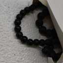 Jukin 86pc 8mm 10mm Matte Onyx Black Beads for Jewelry Making - Round Matte Onyx Energy Beads with Stretch Cord (15.5 Inches)