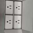 Kasa Smart Plug Mini 15A, Apple HomeKit Supported, Smart Outlet Works with Siri, Alexa & Google Home, UL Certified, App Control, Scheduling, Timer, 2.4G WiFi Only, 4 Count (Pack of 1) (EP25P4), White