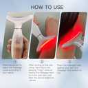 3-in-1 Beauty Massager for Face and Neck, Based on Triple Action LED, Thermal, and Vibration Technologies for Skin Care,Improve,Firm,Tightening and Smooth