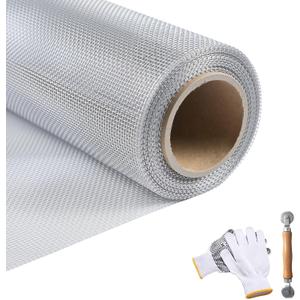36in x 200in 304 Stainless Steel Window Screen Mesh Roll,Silver