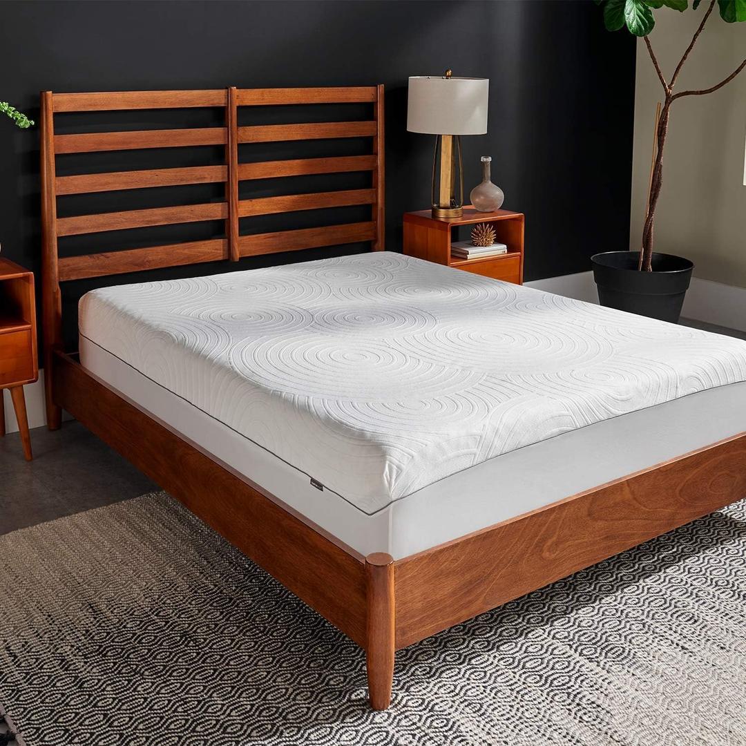 Tempur-Pedic Protect Waterproof Mattress Protector, Queen, White 