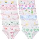 Yzjcafriz Girls Underwear 12 Pack Soft Kids Briefs Cotton Comfortable Panites Size 3-4 years