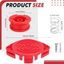 THTEN CMZST0803 CMZST080 Trimmer Blades Head Replacement Spool 20Ft 0.080 inch Compatible with Craftsman CMCST910,CMCST910M,CMCST910M1 String Trimmer CMZST120SC Cap Covers Parts, 24 Pack