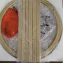 Serteaw C-Shaped End Table, Sturdy Side Table for Couch Sofa Bedside Small Space,C Snack Table TV Tray Record Player Stand Small Tables for Living Room Bedroom,Easy to Assemble,Gold (14.2")