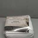 Mueller Ultratemp King Size Sheets Set, Super Soft 1800, 6 Piece, Deep Pocket up to 16" Cooling Sheets King Size, Transfers Heat, Breathes Better, Hypoallergenic, Wrinkle, White