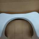 Squatty Potty Simple Curve Bathroom Toilet Stool 7" White
