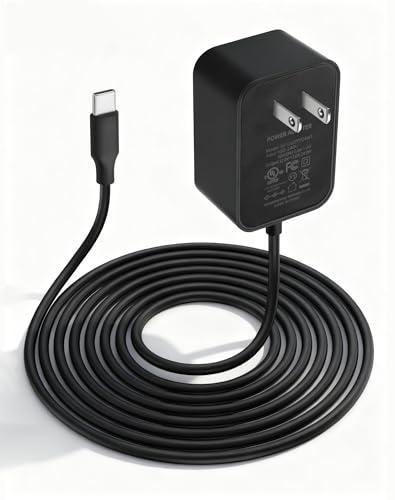 CERRXIAN 12V 2A AC to Type C Adapter Power Cord AC 100-240V to USB C 12V Transformer for Car Jump Starter Power Supply- 4.92 FT