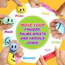 16 Pack Mini Slow Rising Stress Cube, Square Fidget Ice Cube Stress Balls, Stretchy Fidget Toy for Anxiety Stress Relief, Classroom Prize Cube Squishies for Adults Kids Children Teens Party Favors