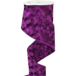 MEEDEE Purple Wired Velvet Ribbon 4 Inch Wide Double Sided for Christmas Tree, Holiday Crafts, Home Decor, Topper Bow, Garlands, Wreaths (10 Yards)