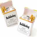 Bubble Blower Cigarette Pack  Realistic Fake Cigarette Set with 2 Wands and Refillable Bottle Perfect Relaxation Gift for Men Women Holiday Parties 3-5 Days