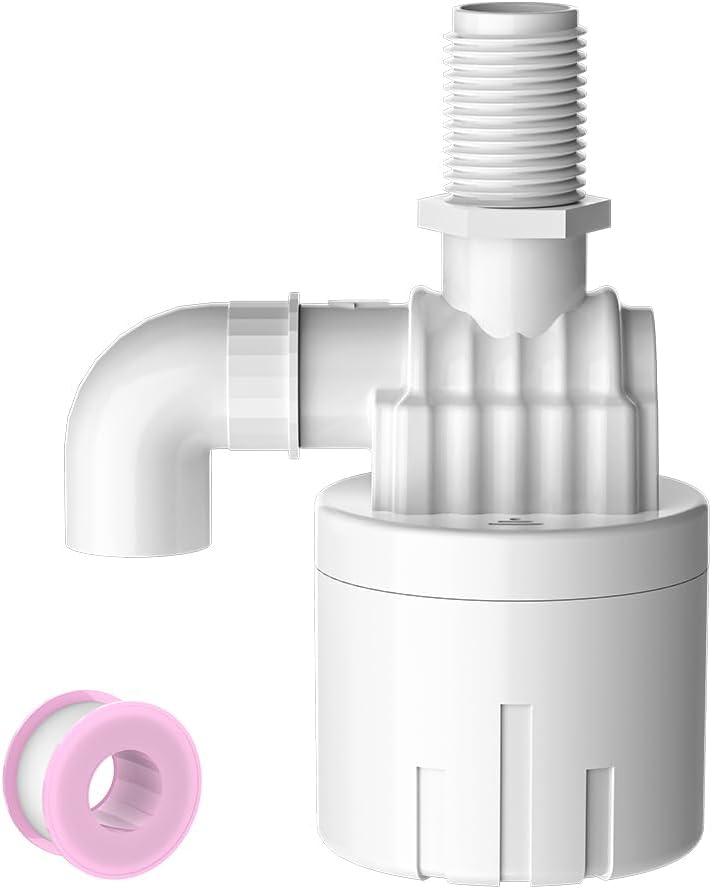 Water Float Valve 3/4 Inch Water Level Controller Built-In Water Tank Upgrade Float Valve for Livestock Tanks,Cistern,Toilet (1pcs 3/4" top inner)
