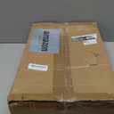 Simple Houseware 2-Tier Rolling Utility Cart with Lockable Wheels and Wood Top, Metal Storage Organizer Trolley for Kitchen, Bathroom, Office, Craft Room, Rustic Brown